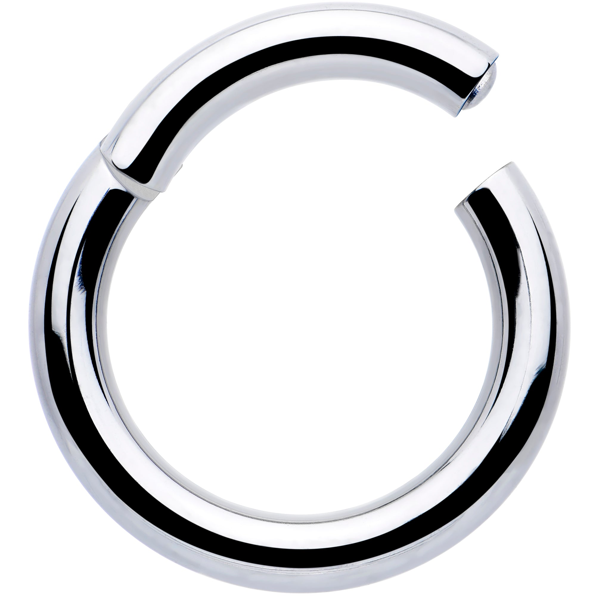 8G 9/16 316L Surgical Steel Precision Hinged Segment Hoop