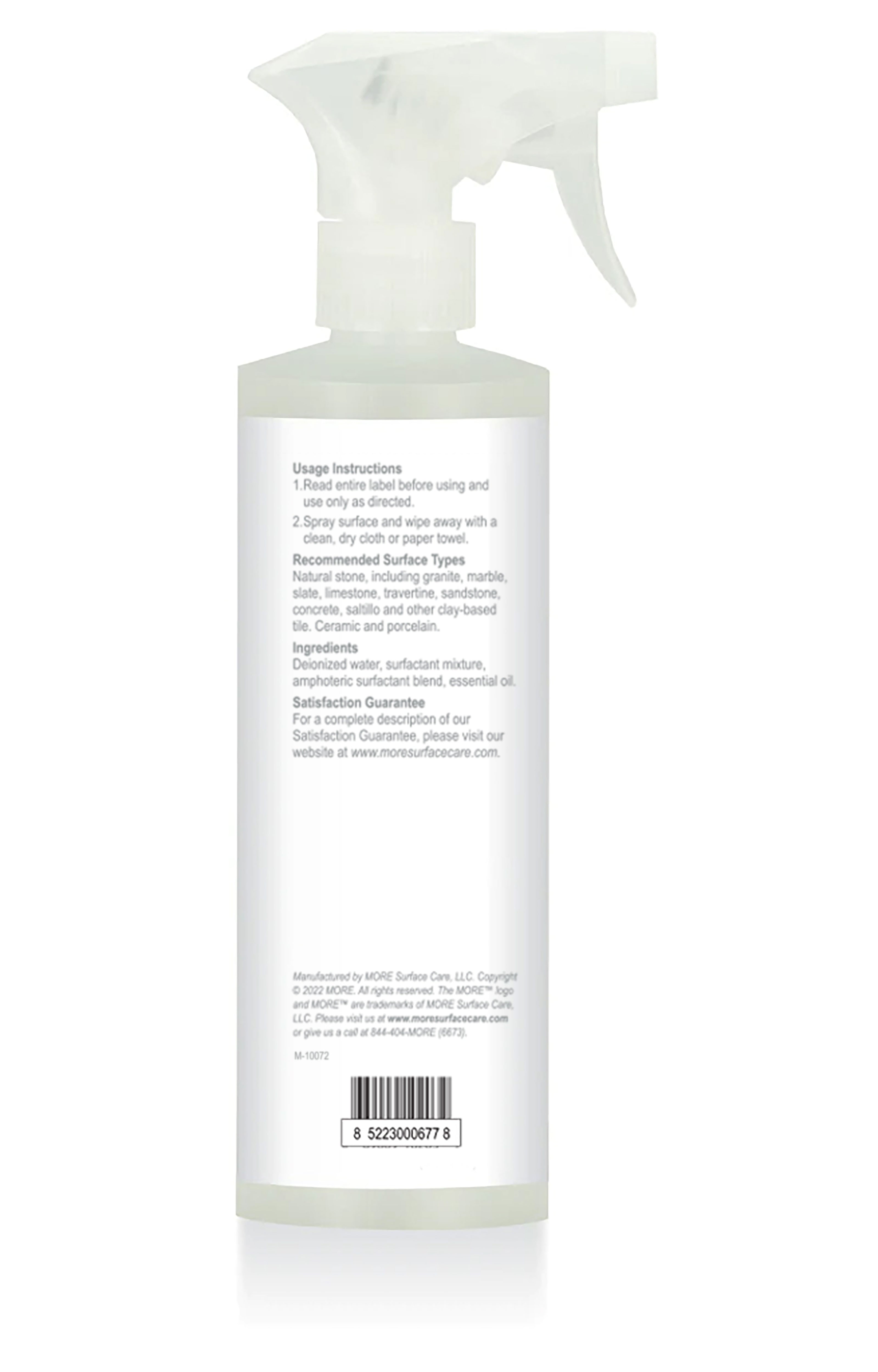MORE® Stone & Quartz Cleaner + Protector