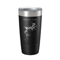 Beaver Lake Map Tumbler Travel Mug Insulated Laser Engraved Coffee Cup Arkansas 20 oz - Whispered Echos