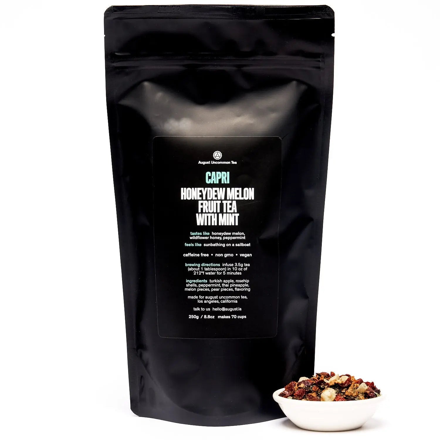 Capri - Honeydew Melon Mint Tea (Caffeine Free) - Beverages > Teas > Herbal Teas - Whispered Echos