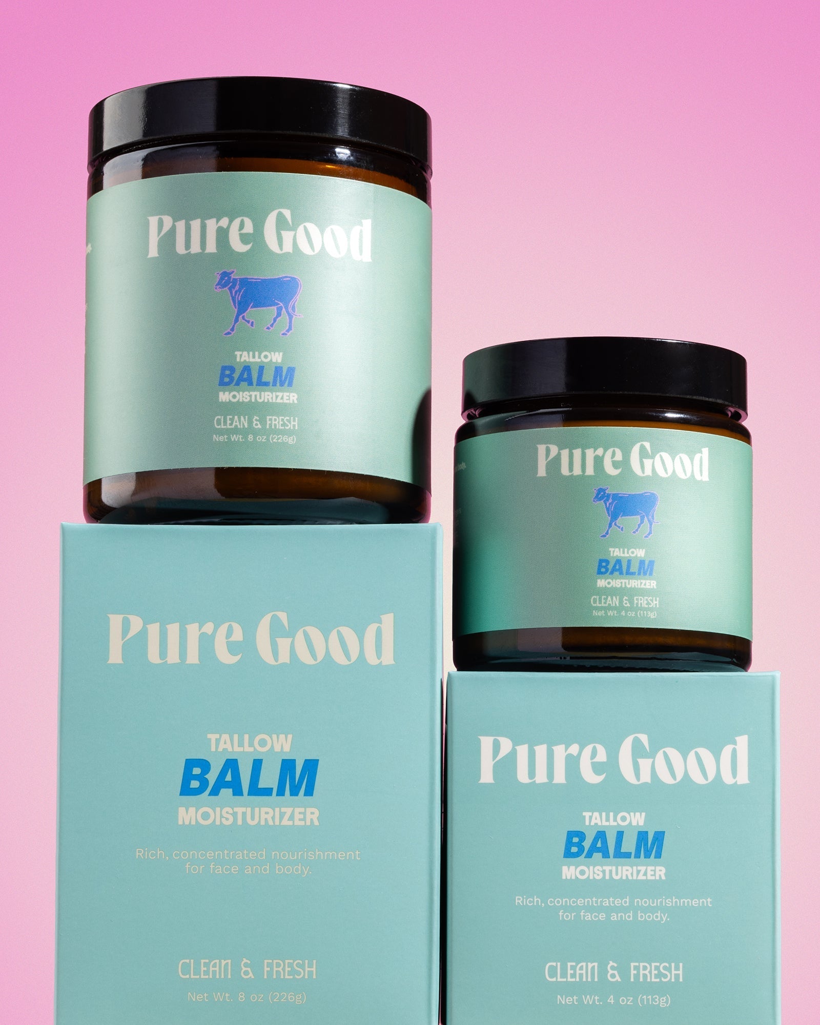 Clean & Fresh Tallow Balm - Cleansing & Acne Prone Skin - Tallow Balm - Whispered Echos