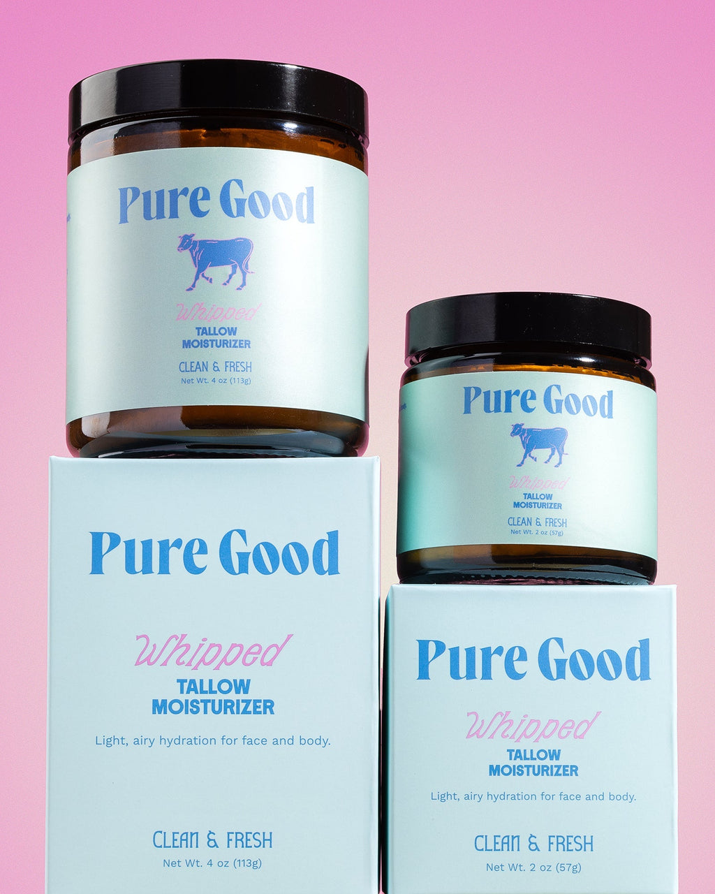 Clean & Fresh Whipped Tallow - Cleansing & Acne Prone Skin - Whipped Tallow Balm - Whispered Echos