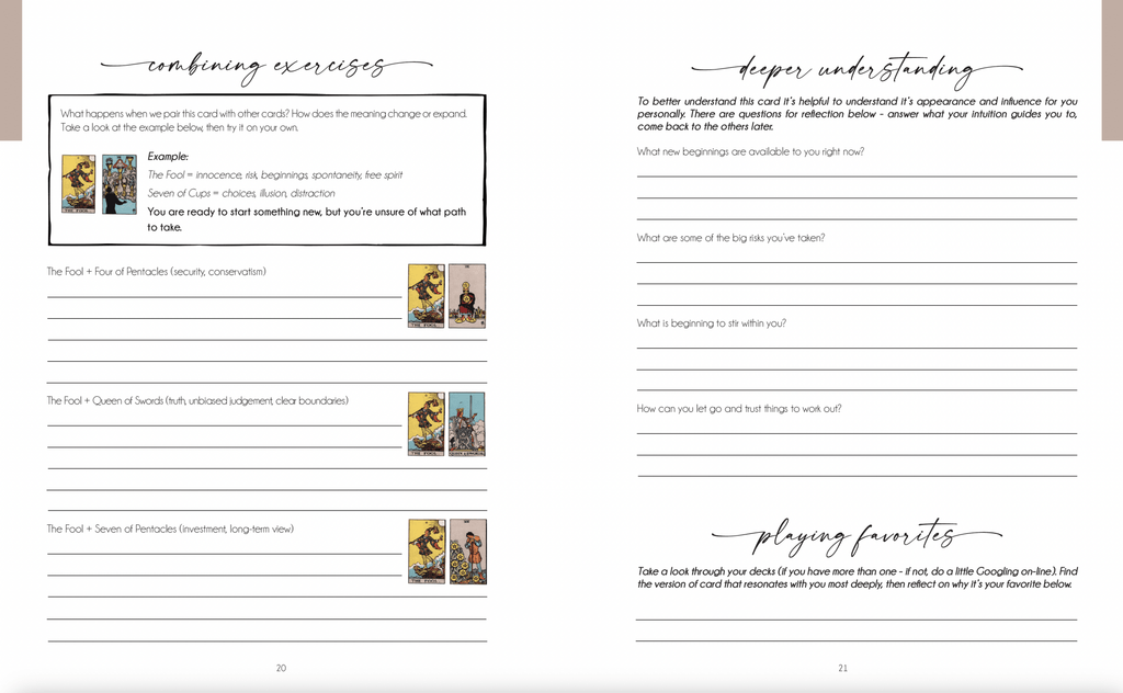 Decoding the Cards: A Tarot Workbook for Intuitive Exploration - Whispered Echos