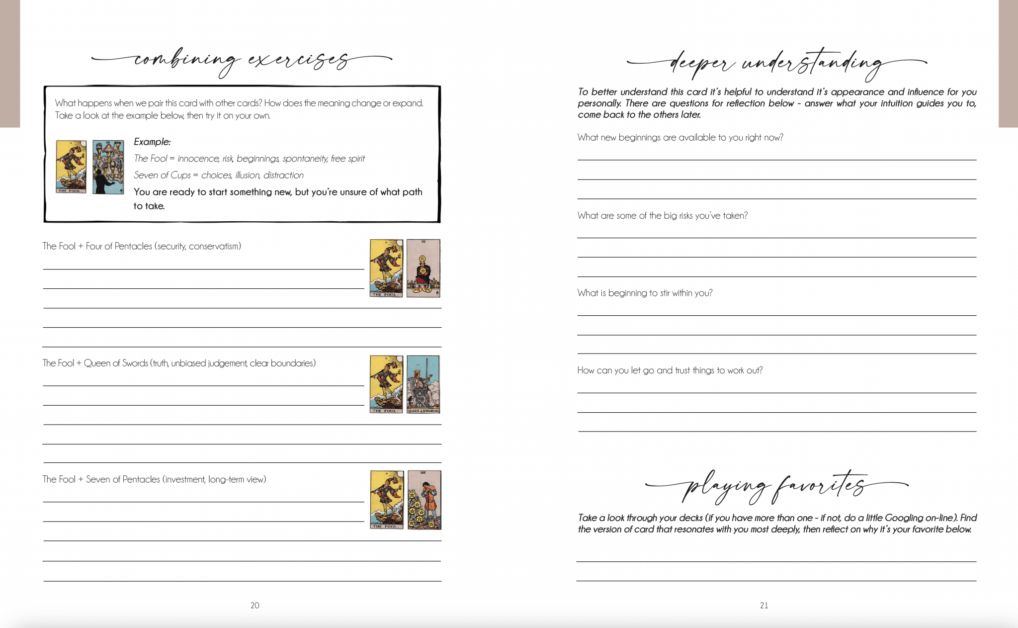 Decoding the Cards: A Tarot Workbook for Intuitive Exploration - Whispered Echos