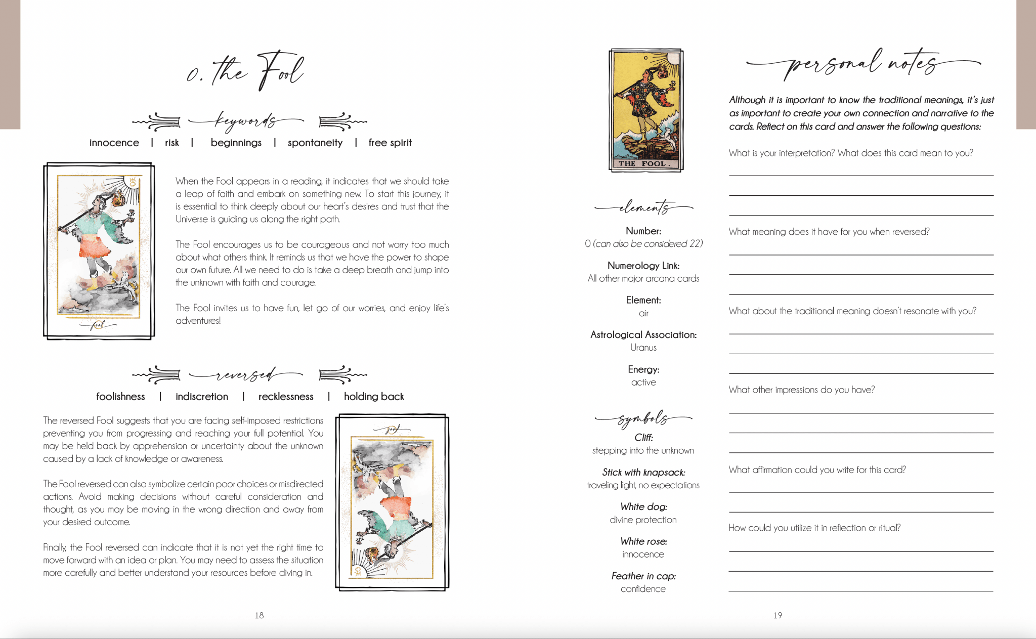 Decoding the Cards: A Tarot Workbook for Intuitive Exploration - Whispered Echos