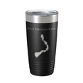 East Okoboji Lake Map Tumbler Travel Mug Insulated Laser Engraved Coffee Cup Iowa 20 oz - Whispered Echos