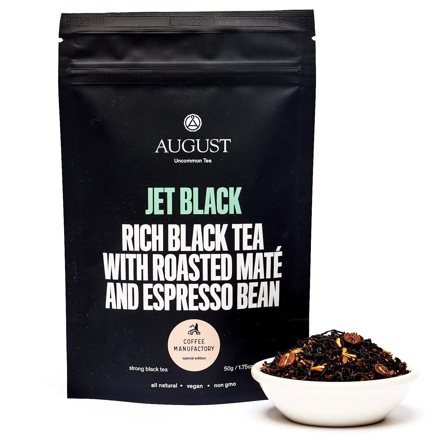 Jet Black - Roasty Coffee Black Tea - Whispered Echos