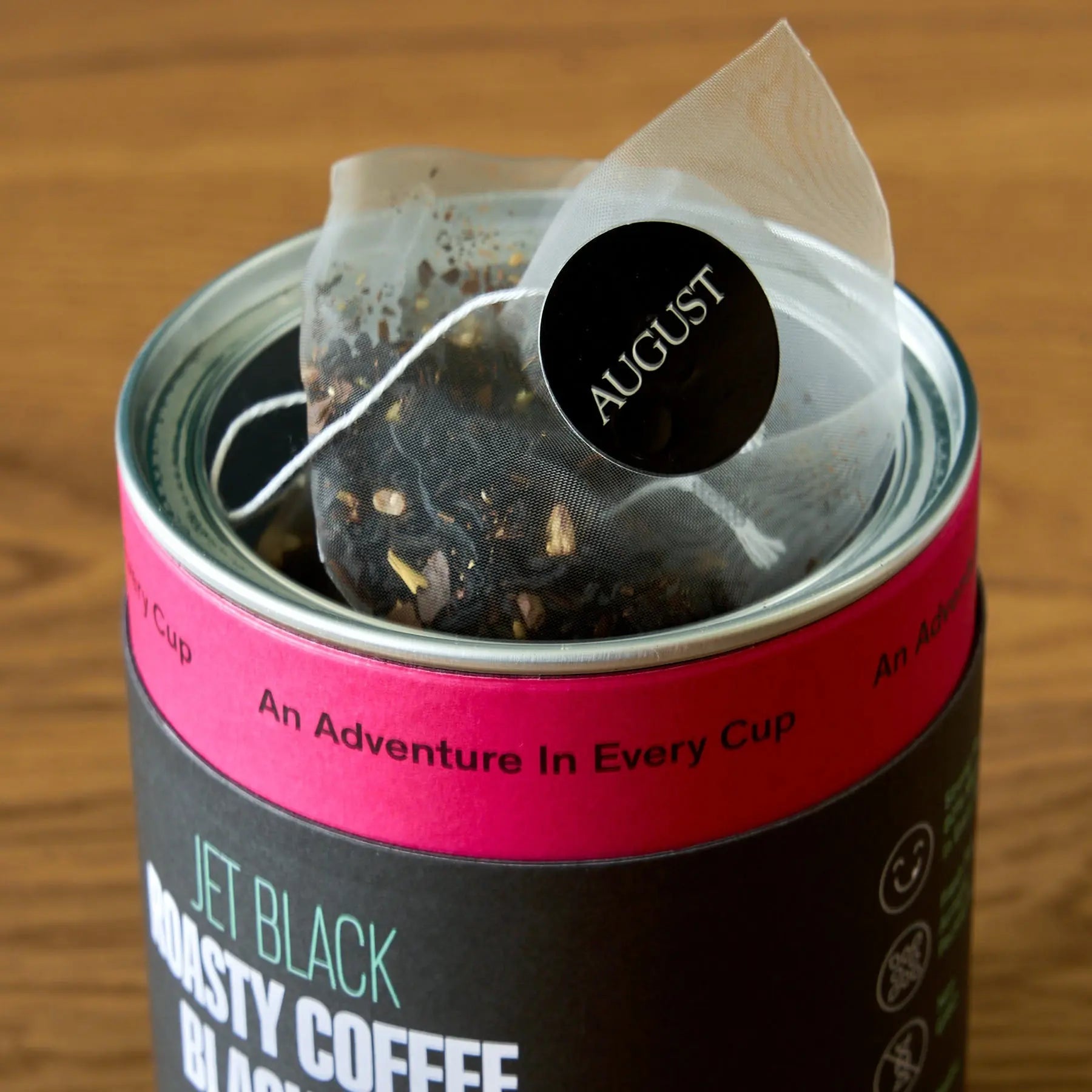 Jet Black - Roasty Coffee Black Tea - 15 Tea Bags - Whispered Echos