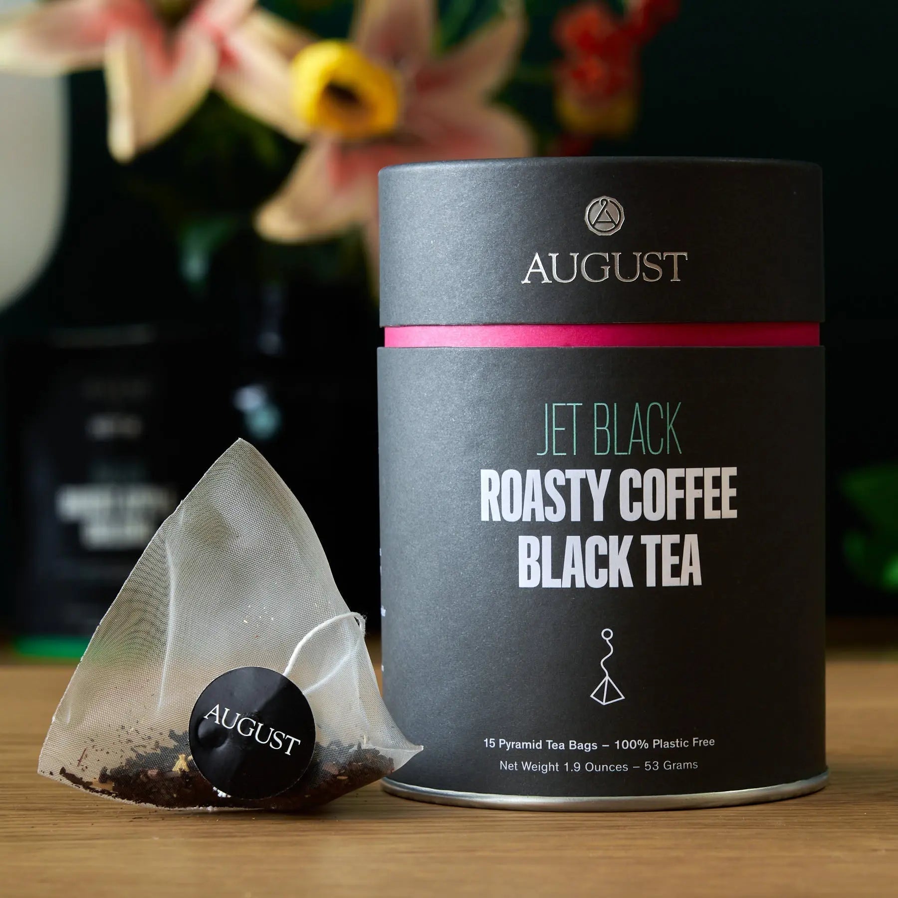 Jet Black - Roasty Coffee Black Tea - 15 Tea Bags - Whispered Echos
