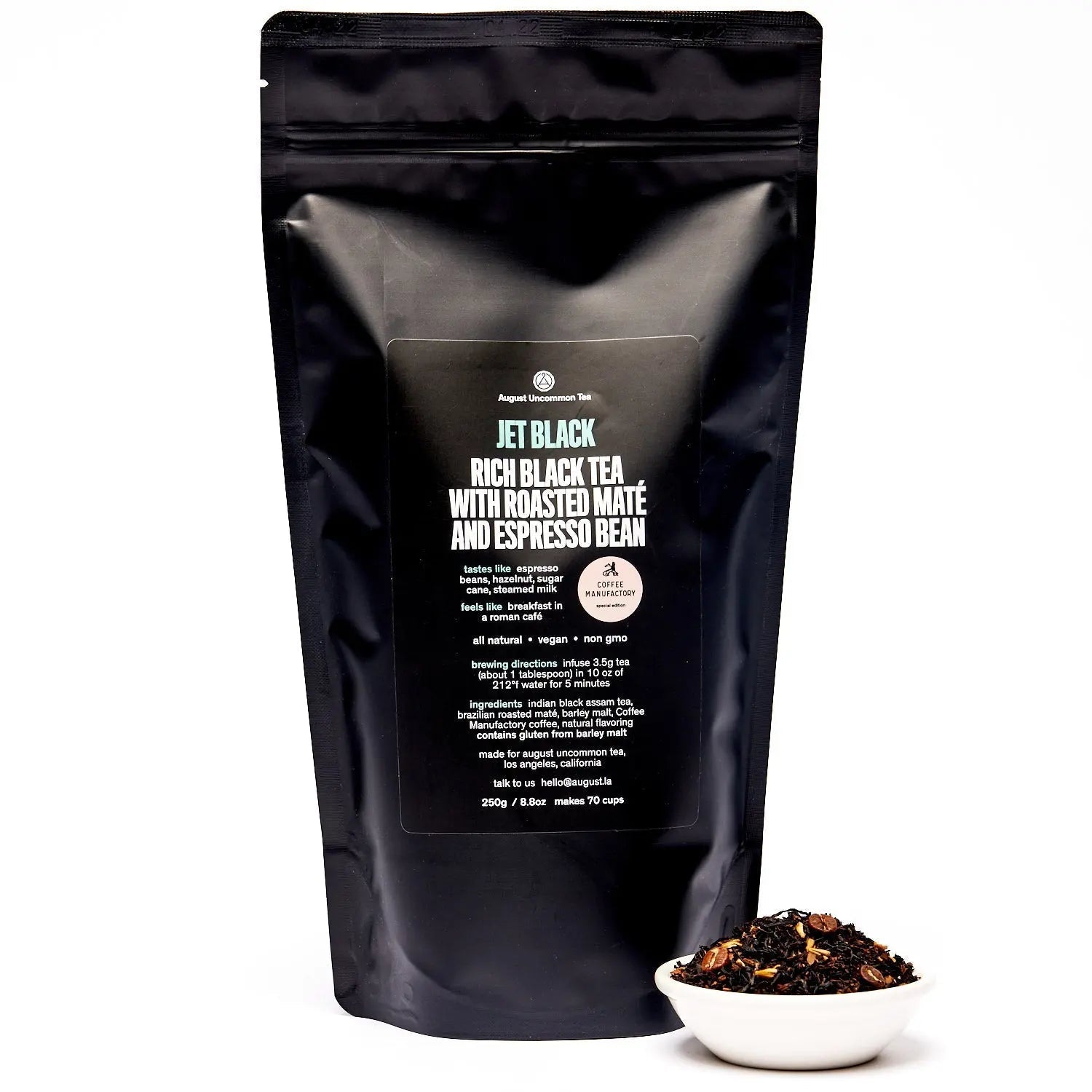 Jet Black - Roasty Coffee Black Tea - Whispered Echos