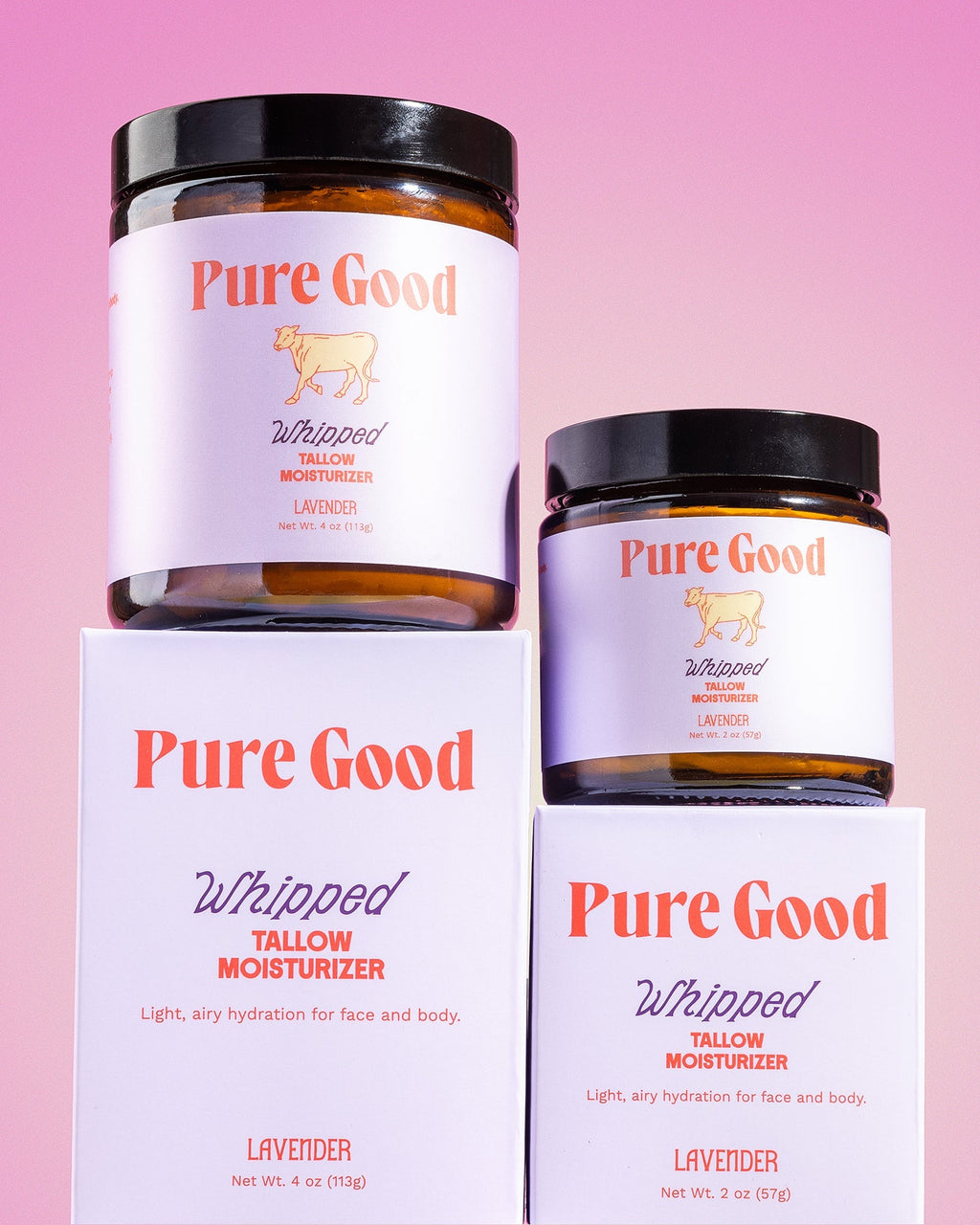 Lavender Whipped Tallow - Calming & Restoring - Whipped Tallow Balm - Whispered Echos