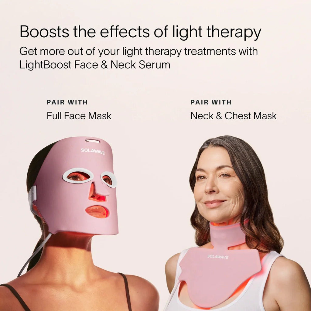 Light Therapy Boosting Face & Neck Serum - Whispered Echos