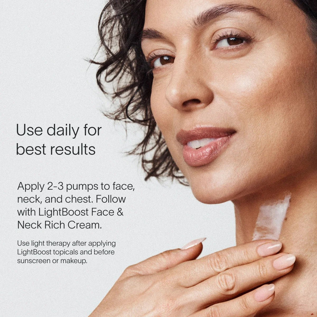 Light Therapy Boosting Face & Neck Serum - Whispered Echos
