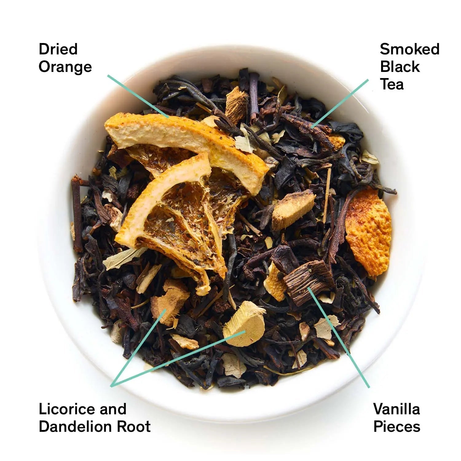 Mood Indigo - Smoky Orange Vanilla Black tea - Whispered Echos