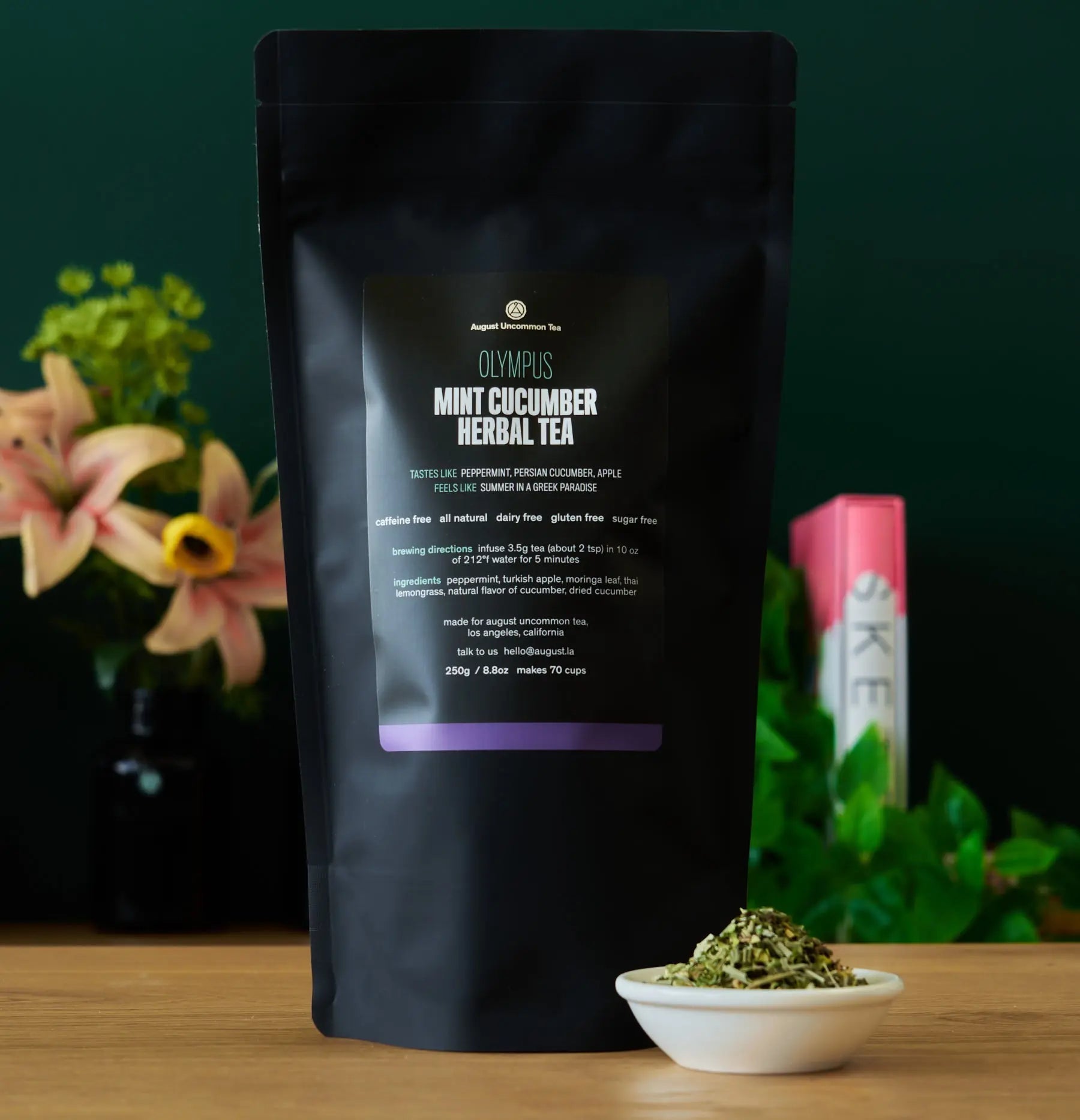 Olympus - Mint Cucumber Herbal Tea (Caffeine Free) - Whispered Echos