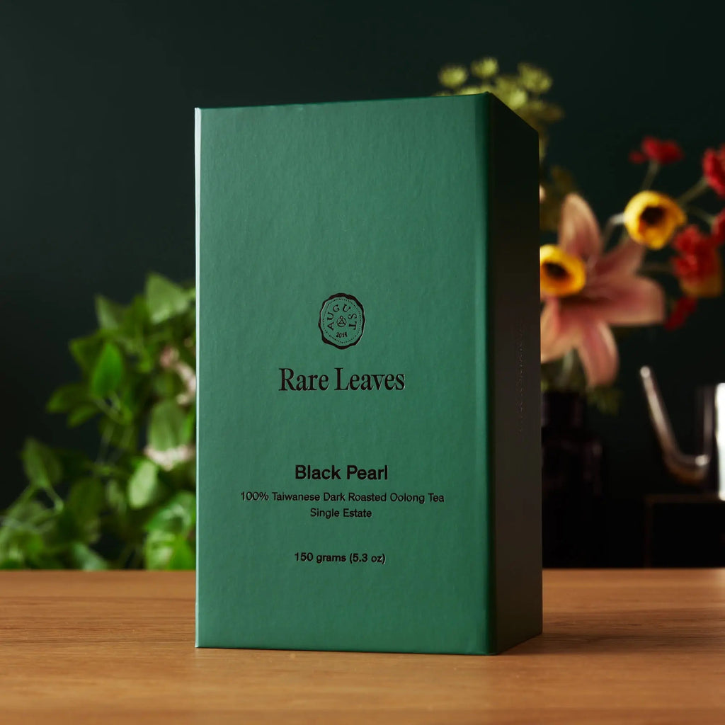 Rare Leaves Black Pearl - Single Estate Taiwanese Dark Roasted Oolong Tea - Whispered Echos