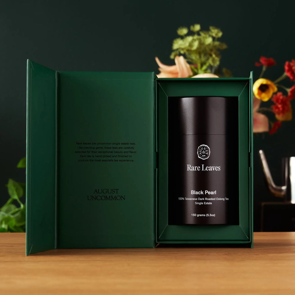 Rare Leaves Black Pearl - Single Estate Taiwanese Dark Roasted Oolong Tea - Whispered Echos