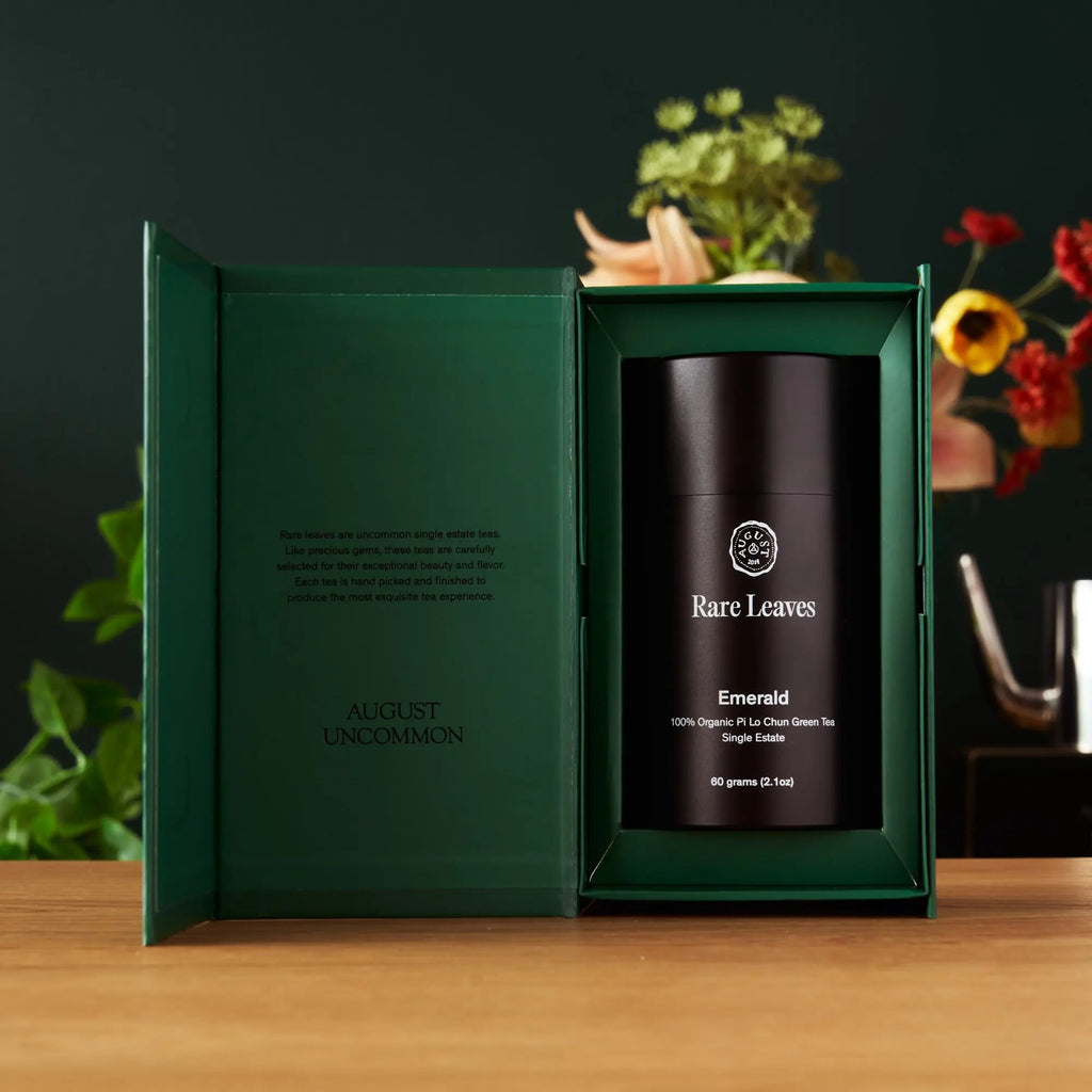 Rare Leaves Emerald - Single Estate Pi Lo Chun Green Tea - Whispered Echos