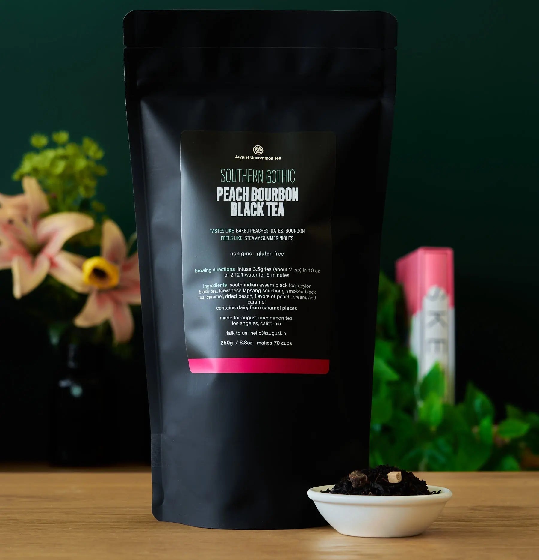 Southern Gothic - Peach Bourbon Black Tea - Whispered Echos
