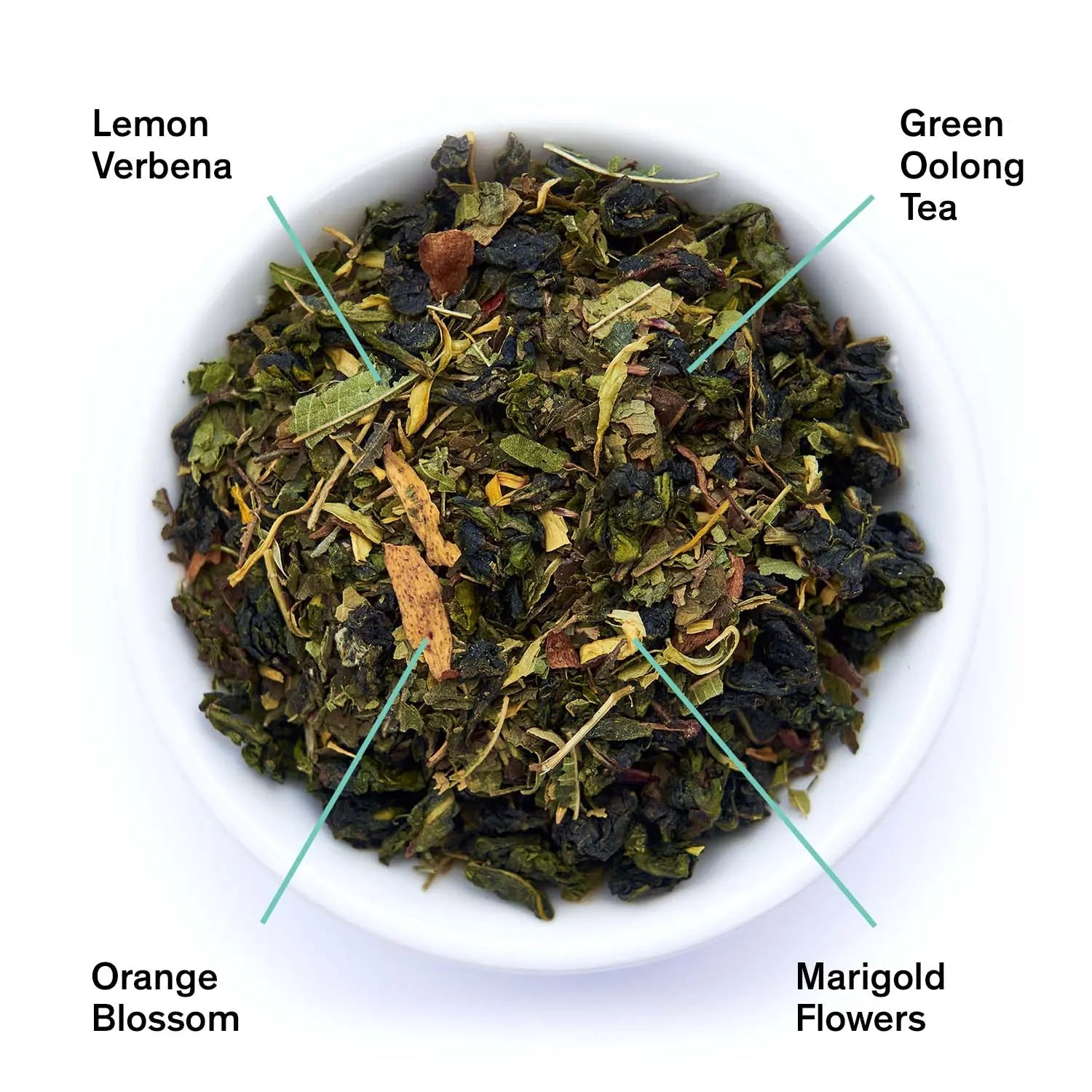 Superbloom - Sweet Lemon Oolong Green Tea - Whispered Echos