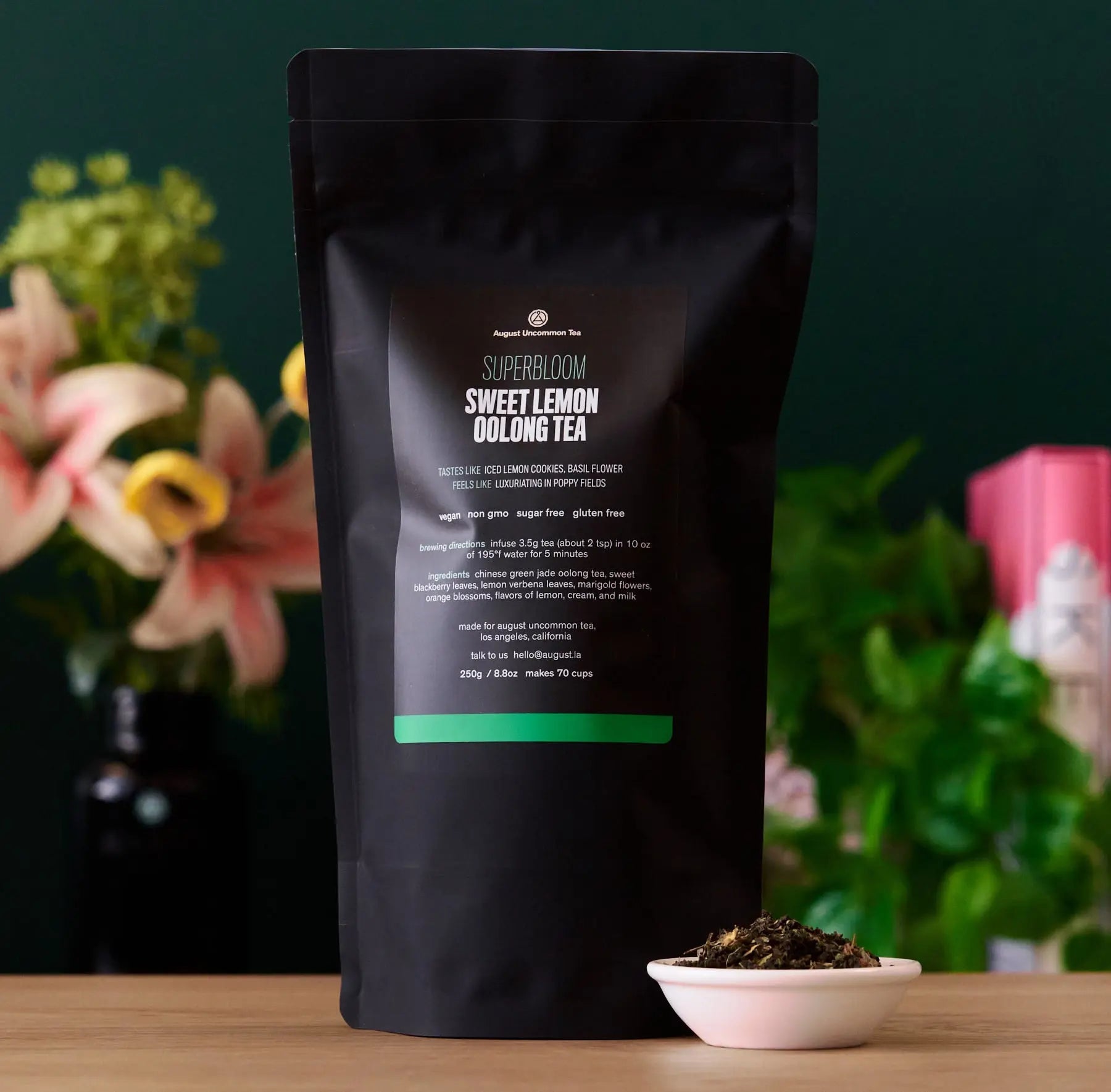 Superbloom - Sweet Lemon Oolong Green Tea - Whispered Echos