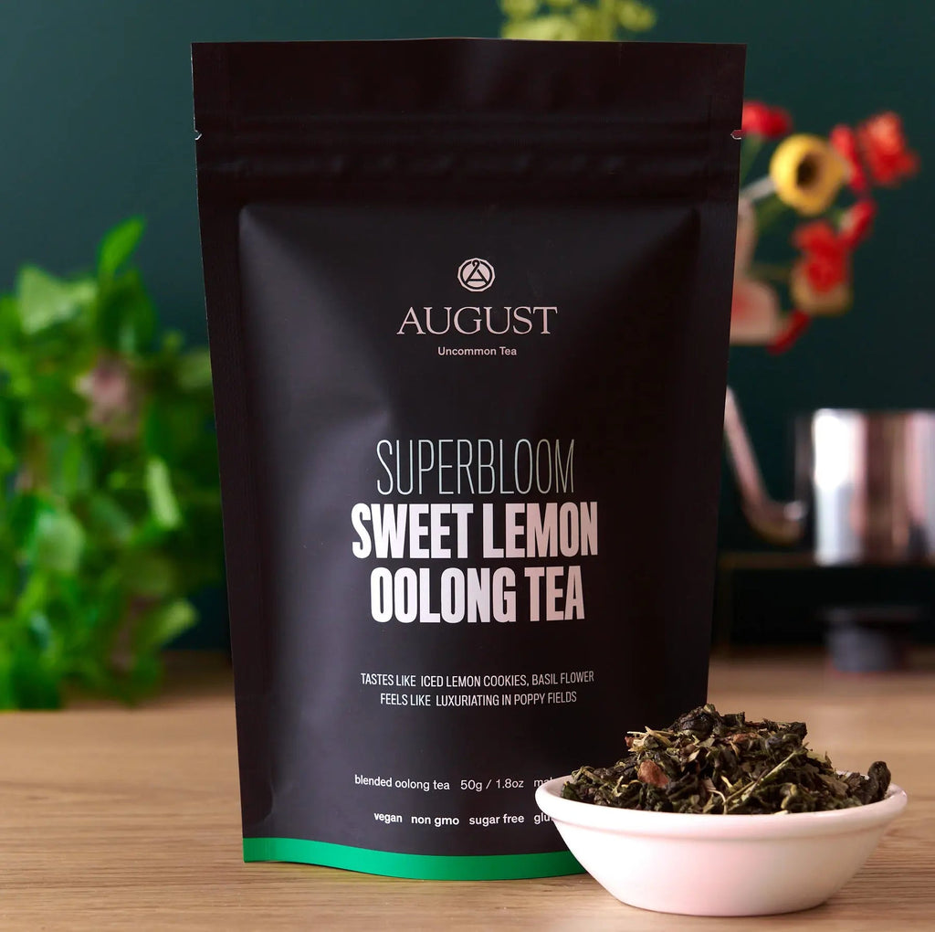 Superbloom - Sweet Lemon Oolong Green Tea - Whispered Echos