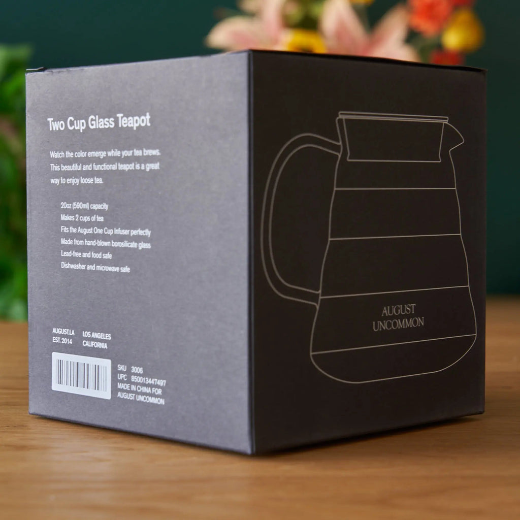 Two Cup Glass Teapot - The Perfect Basic Teapot - Whispered Echos